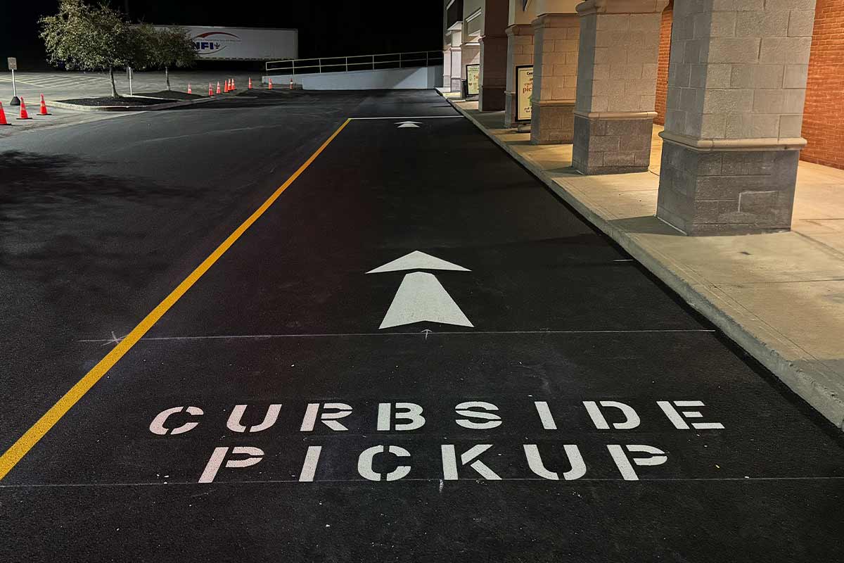 ADA compliant striping in Central Atlanta