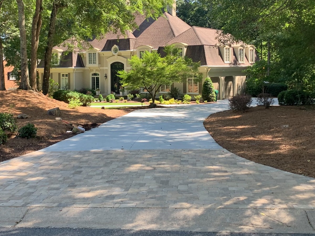 stamped concrete driveway Atlanta