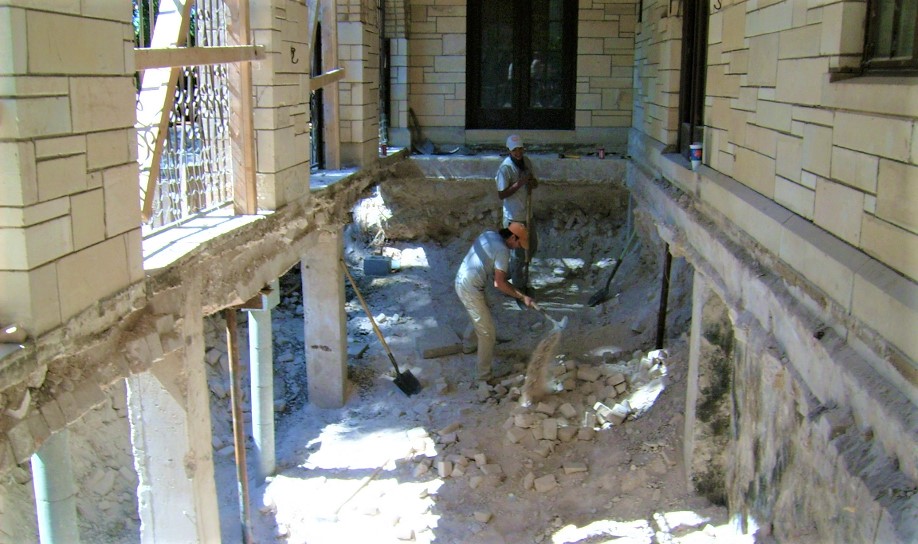 concrete pier installation Austin