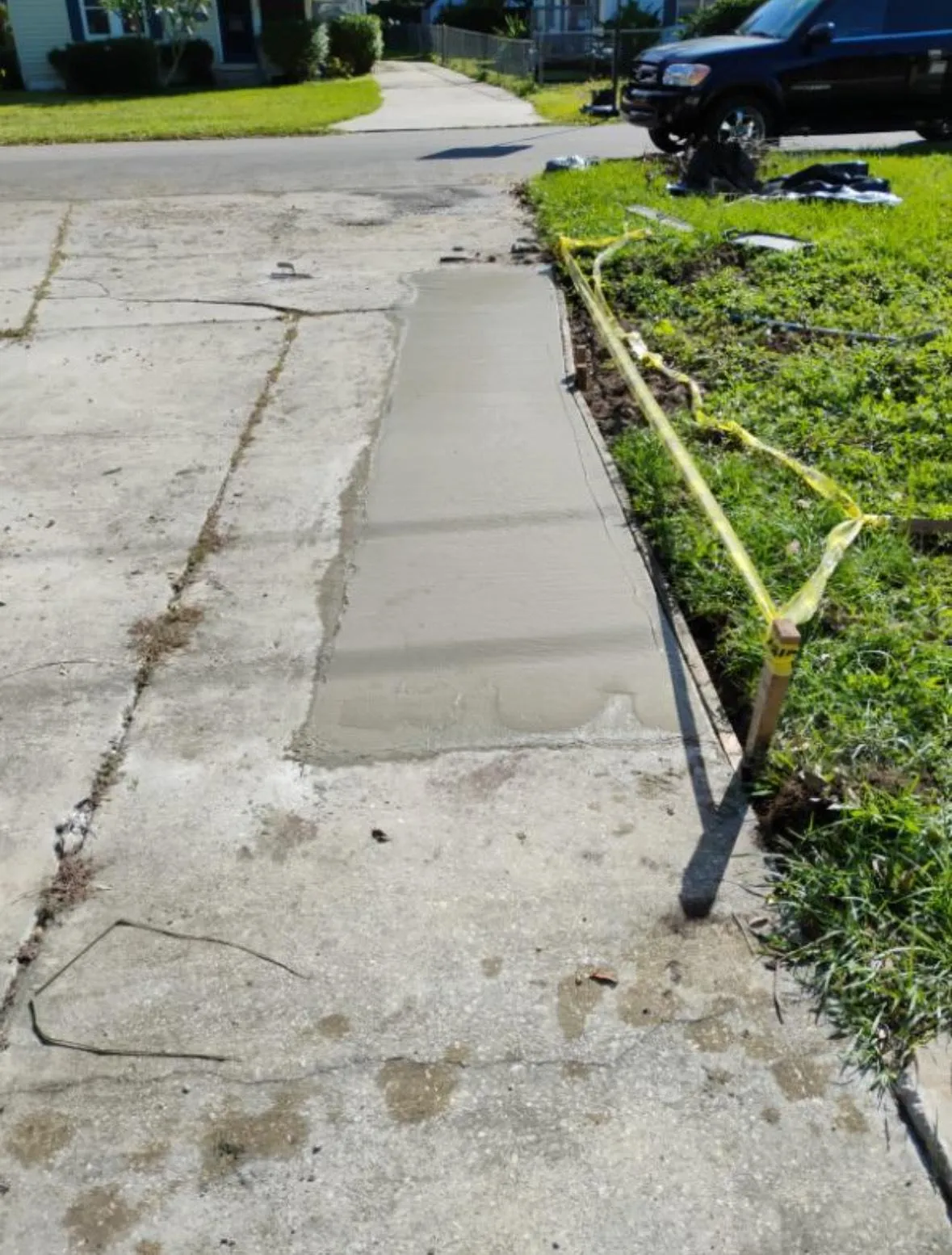 concrete driveway installation Central Florida