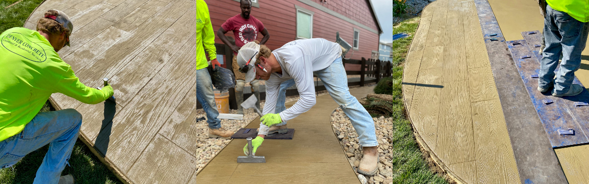 hot tub pad concrete Denver