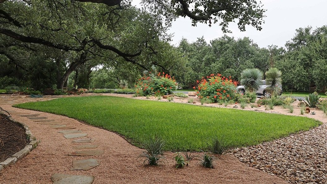 hardscape installation in Central Austin