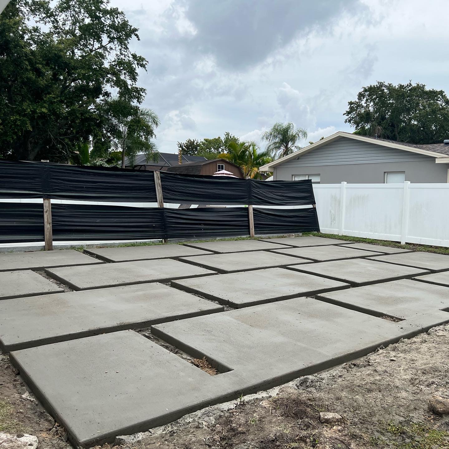 concrete footer installation Tampa photo