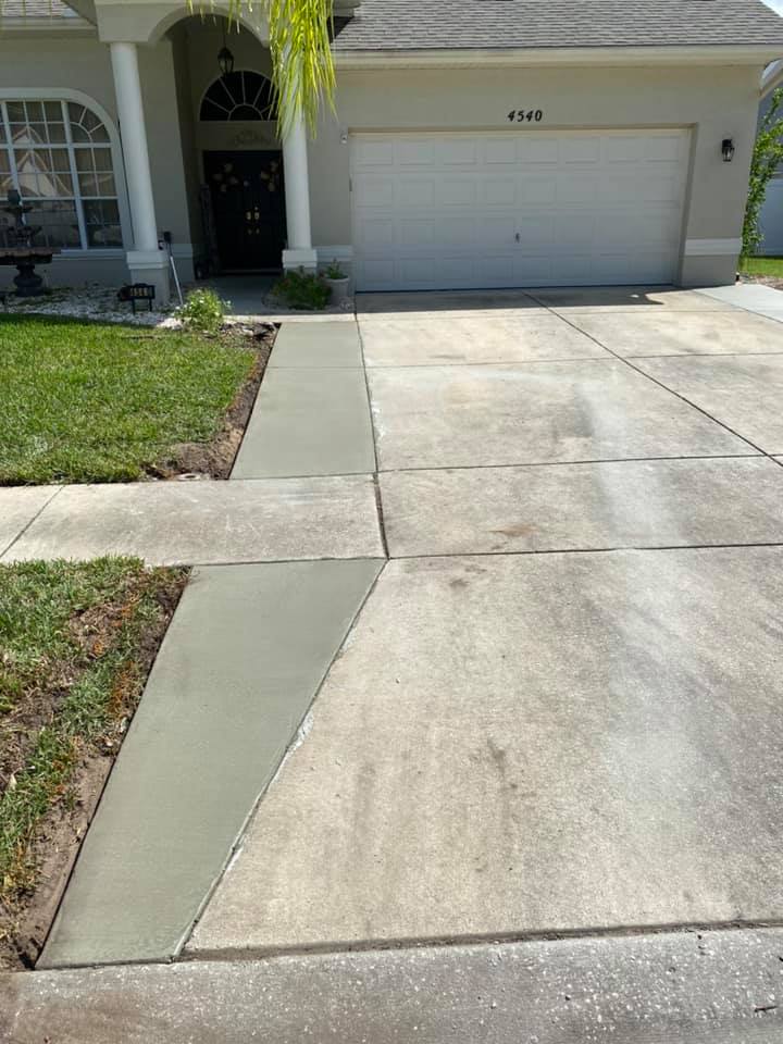 concrete slab pouring Trinity photo