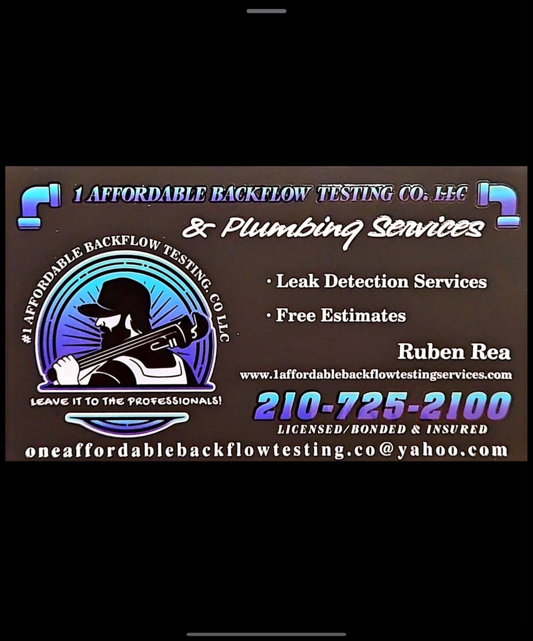 commercial backflow testing San Antonio photo