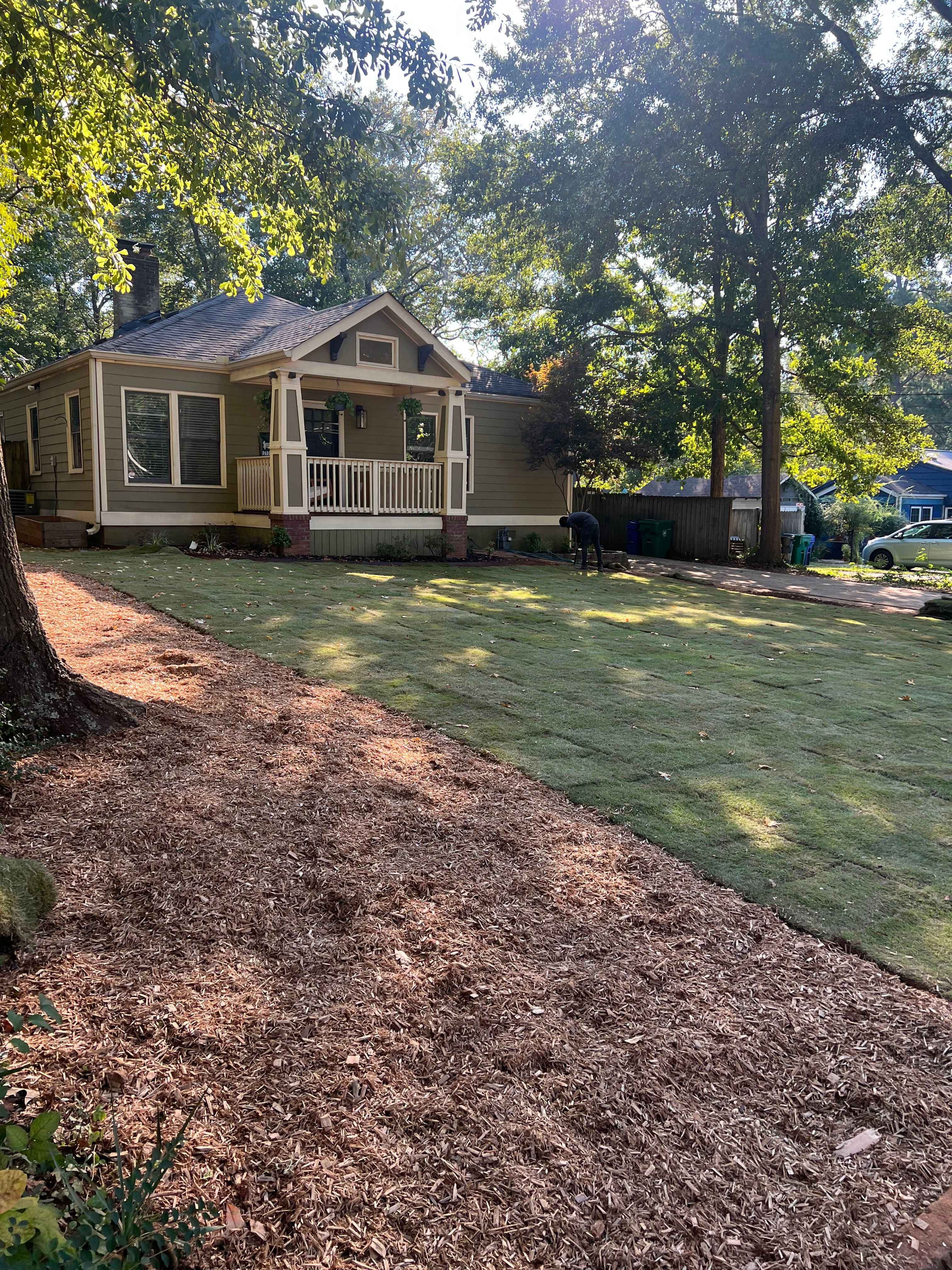 concrete patio installation Atlanta photo