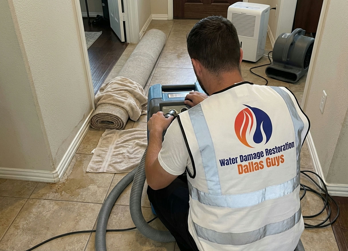 IICRC certified water damage restoration Dallas photo
