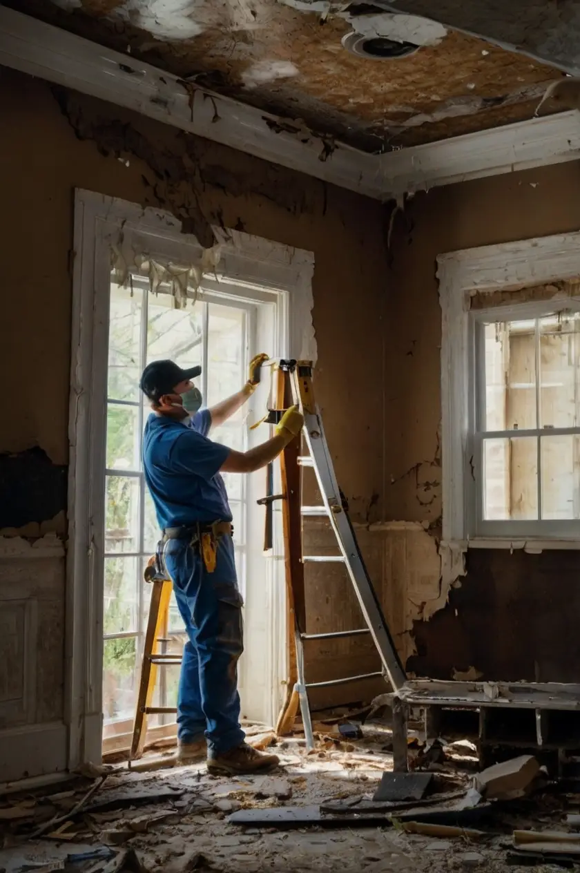 water damage restoration East Dallas photo