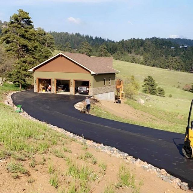 asphalt overlay in Denver Metro photo