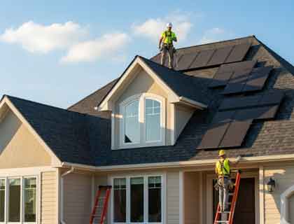 storm damage roof repair Phoenix photo