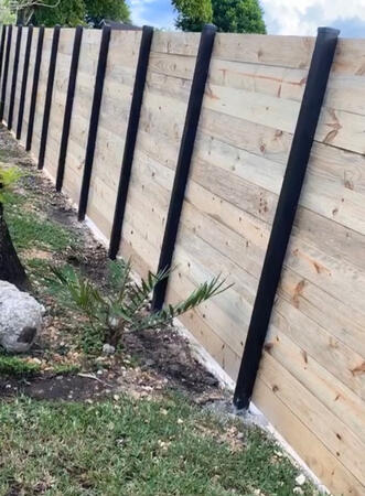 residential fence installation Miami photo