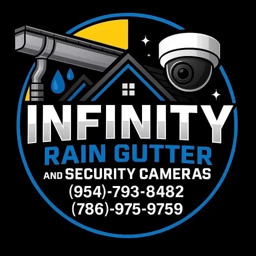 seamless rain gutters in Hollywood photo