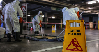 commercial water damage restoration Denver photo