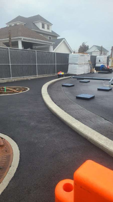 concrete curbs and steel faced curbs Suffolk County