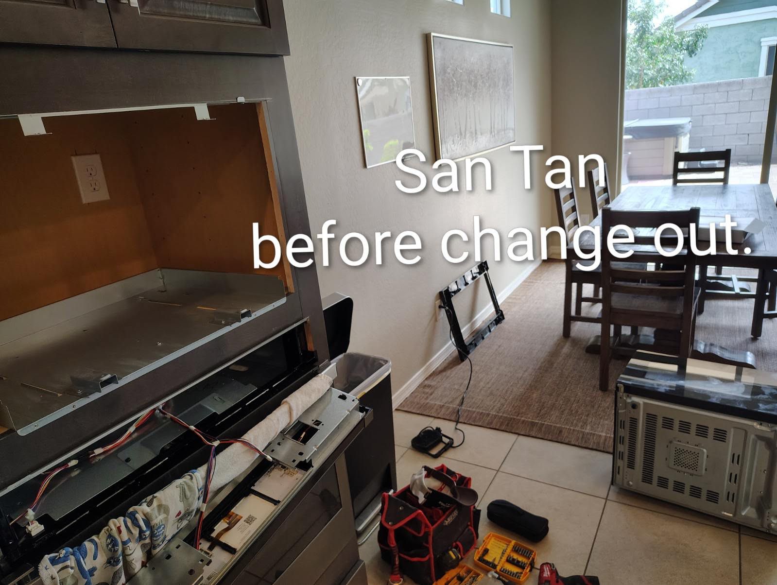 Office renovation work by Mesa handyman