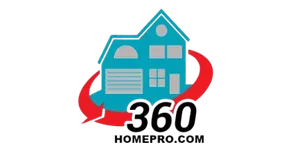 360 Home Pro Roofing and Gutters Logo - Raleigh NC Roofing Contractor
