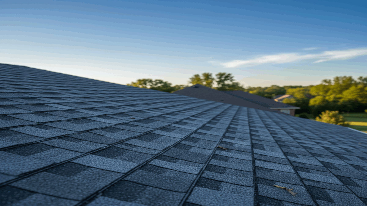 Completed residential roof replacement project in Wilmington NC