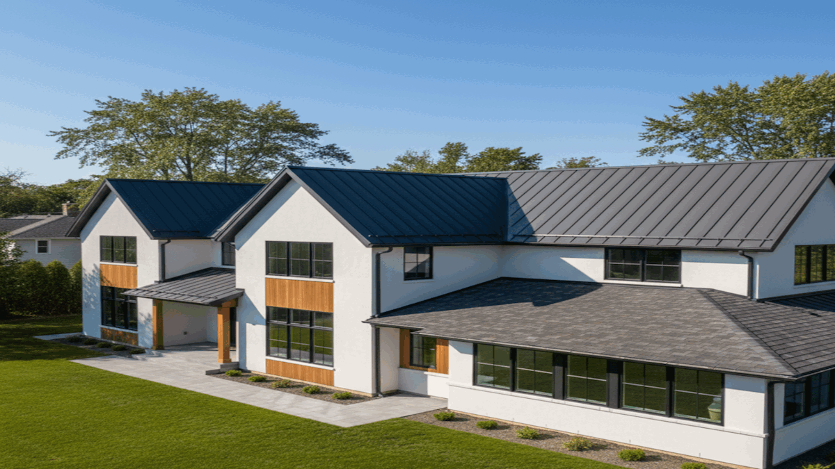 Professional TPO flat roofing installation for commercial property