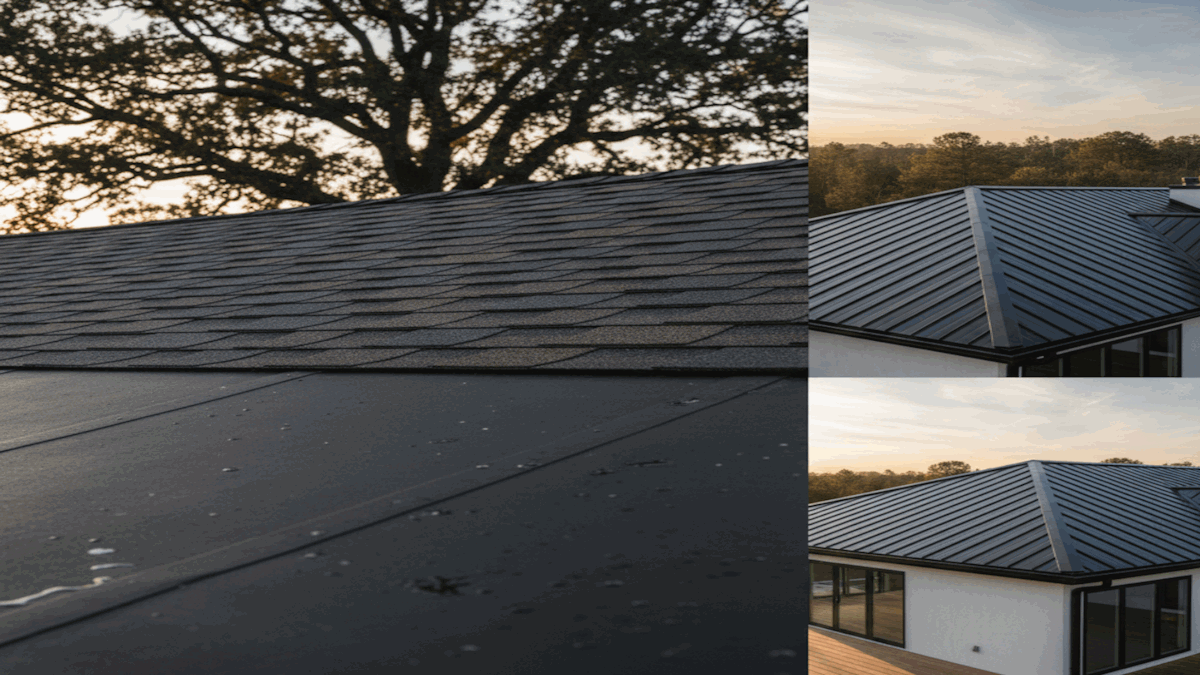 Seamless gutter installation on a home in Jacksonville NC
