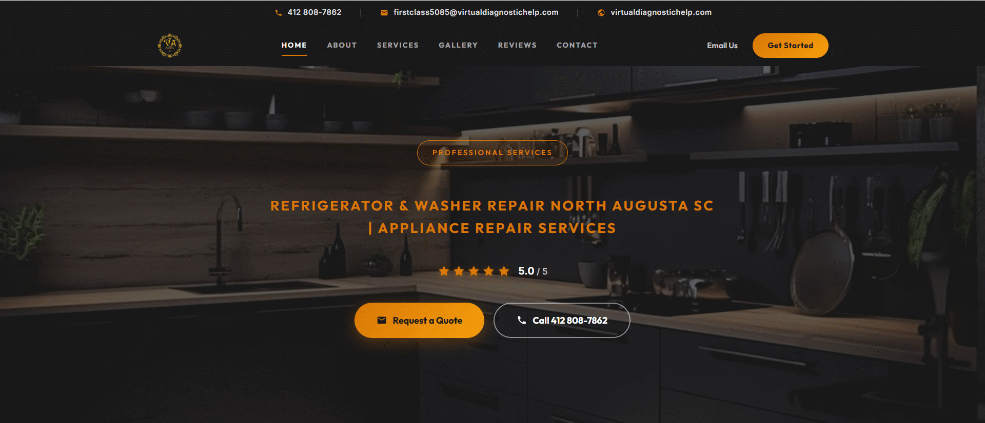 Bold – Obsidian & Amber theme preview