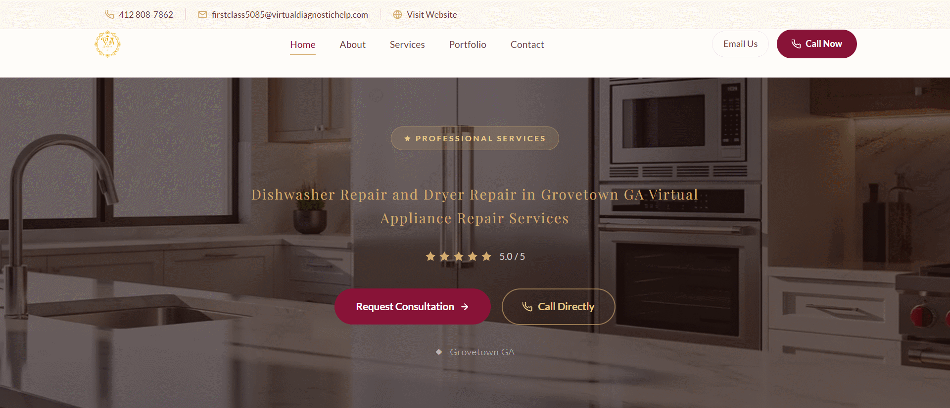 Rose – Sophisticated Luxury theme preview